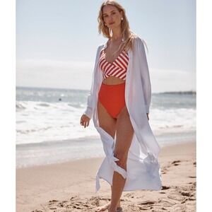 Summersalt The Silky Luxe Long Effortless Shirtdress‎ Coverup Size XL